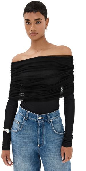 Christopher Esber Sonora Veiled Top Black 8