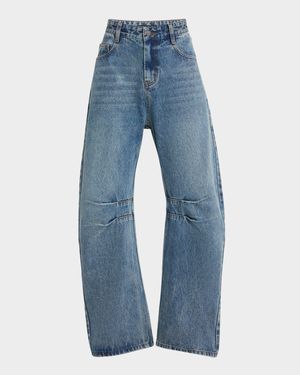 Curved Dart Leg Jeans