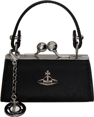 Vivienne Westwood Black Doll Bag Coin Pouch