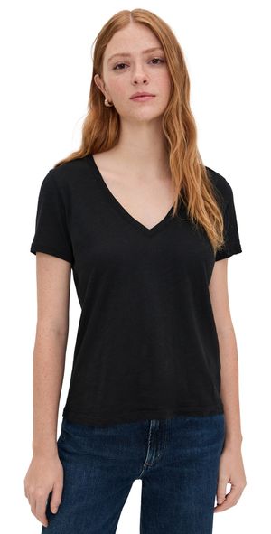 Madewell Relaxed V-Neck Tee Jet Black S