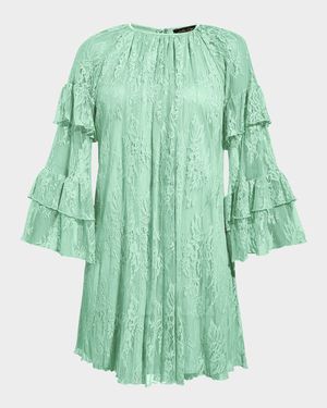 Matcha Lace Mini Dress