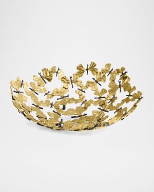 Butterfly Ginkgo Centerpiece Bowl