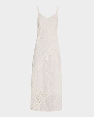 Gigi Eyelet Embroidered Maxi Dress