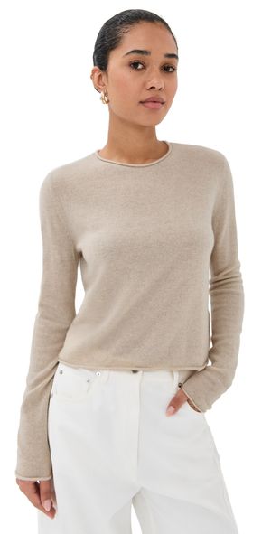 LISA YANG Ida Cashmere Sweater Oyster 2
