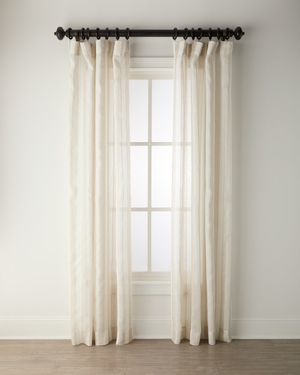 Flutter Sheer Drapery Panel, 108"