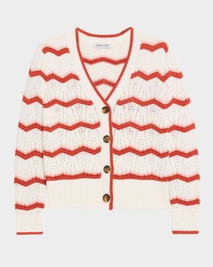 Ansonia Knit Chevron Cardigan