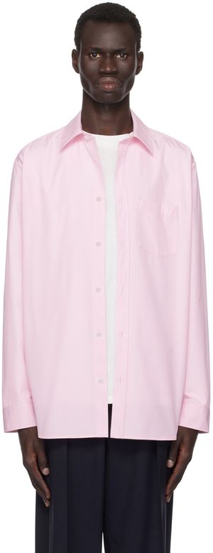 The Row Pink Ezra Shirt