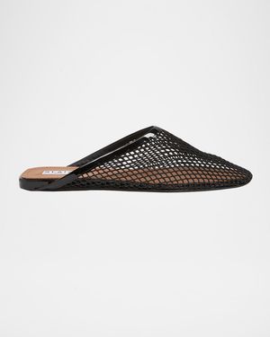 Mesh Flat Mules