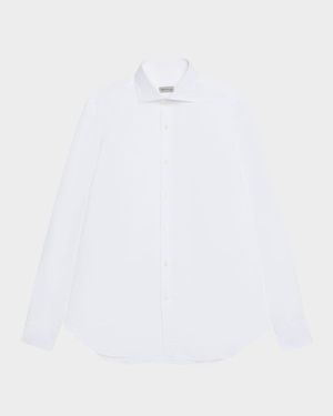 Men's Cotton and Linen Casual Button-Down Shirt