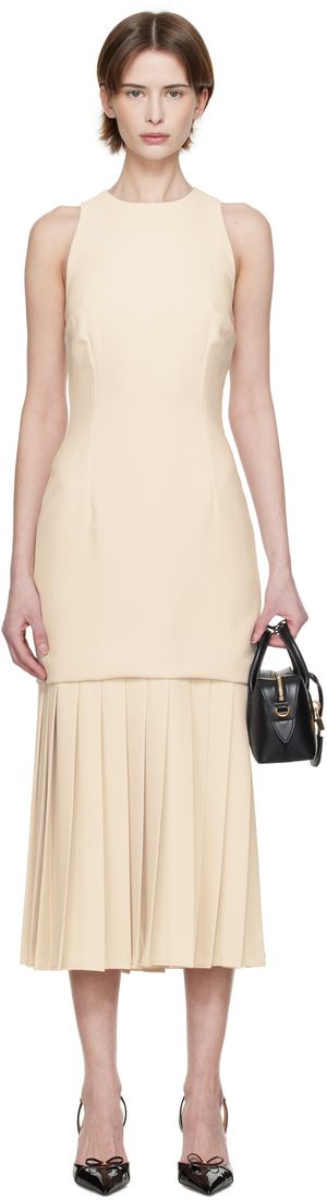 16Arlington Off-White Anci Midi Dress