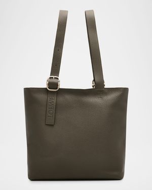 Men's Loop Zipped Leather Tote Bag