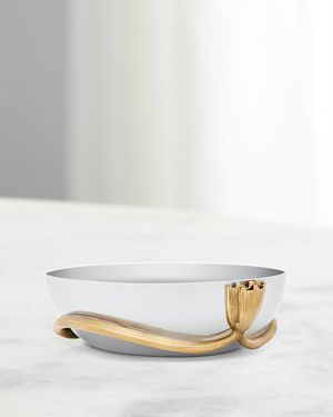 Deco Leaves Medium Bowl