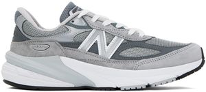 New Balance Gray Made in USA 990v6 Sneakers