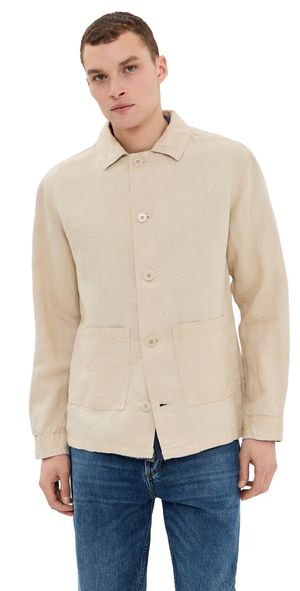 Far Afield Bisset Linen Jacket Peyote Sand XXL