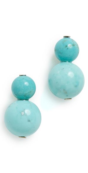 Jennifer Behr Cara Earrings Turquoise One Size