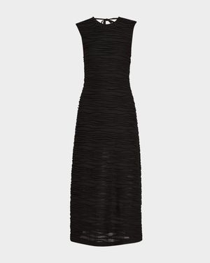Laura Textured Cotton Dress