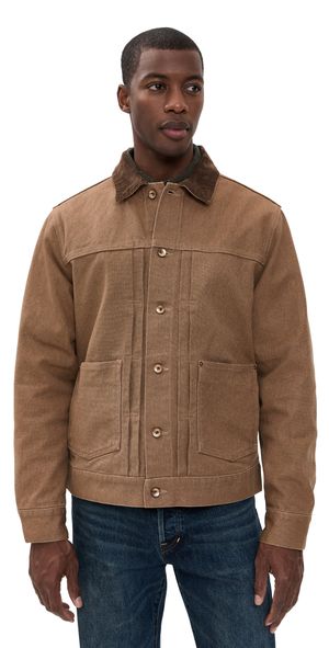 Taylor Stitch The Ryder Canvas Jacket Tobacco 38
