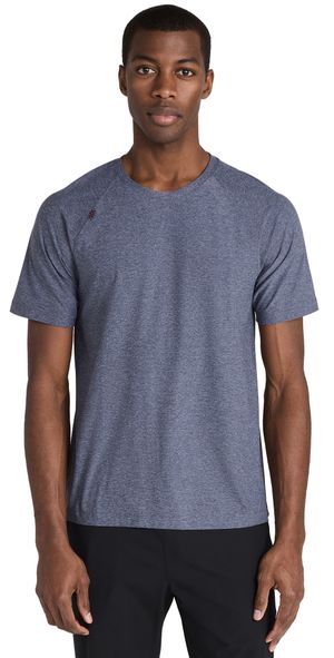 Rhone Reign Short Sleeve Tee Midnight Heather S