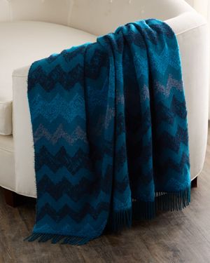 Gessetti Wool-Blend Throw, 51" x 75"