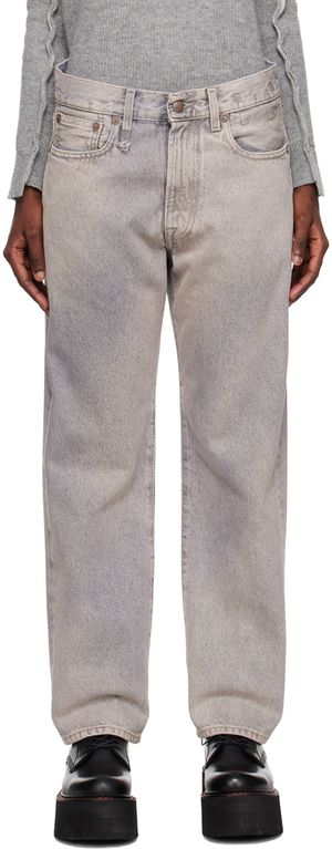 R13 Jean boyfriend gris