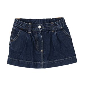 Petit Bateau - Seconde Main - Jupe bébé bleu - 24 mois - Taille 24M - Bleu