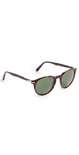 Persol Galleria Phantos Sunglasses Havana/Green One Size