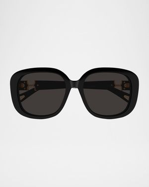 Round Acetate Sunglasses
