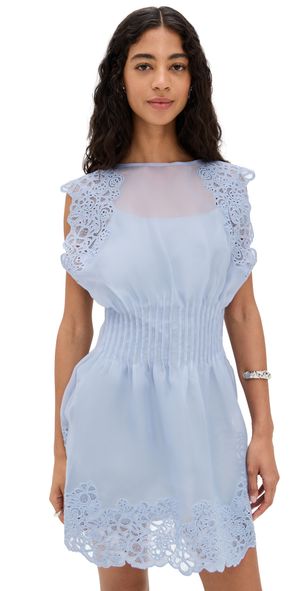 AMUR Georgina Mini Dress Rain Cloud 12