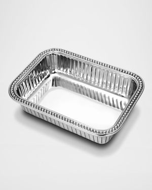 Flutes & Pearls Rectangular Baker