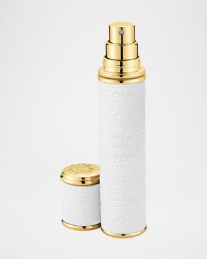 Pocket Atomizer, White with Gold Trim