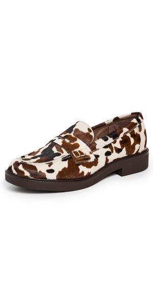 Dolce Vita Tiggy Loafers Cocoa Calf Hair 9