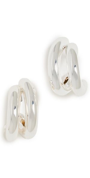 Jenny Bird Florence Earrings High Polish Silver One Size