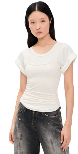 The Line by K Daqi Top White/Vanilla XL