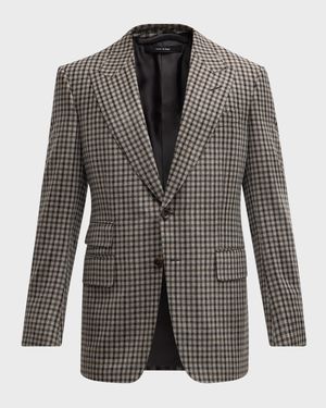 Men's Damier Shelton Check Sport Coat