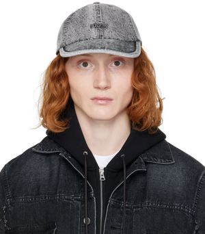 Juun.J Gray Logo Cap