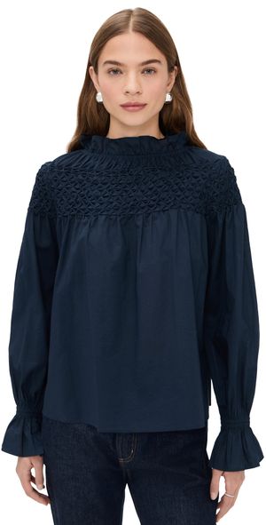 Merlette Majorelle Top Navy M