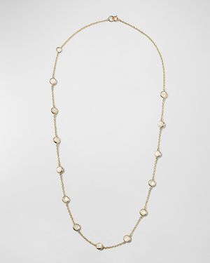 13-Stone Station Necklace in 18K Gold