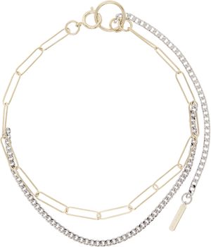 Justine Clenquet Gold & Silver Pixie Choker