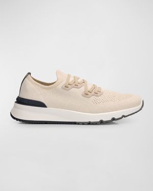 Men's Melange Knit Runner Sneakers