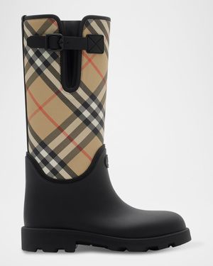 Marsha Stamp High Synthetic Rubber Rain Boots