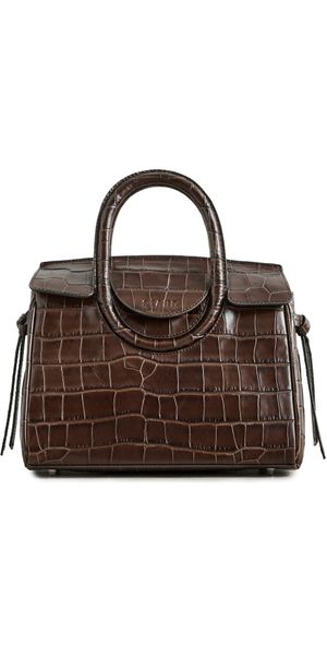 STAUD Maude Mini Carryall Tote Espresso Croco One Size