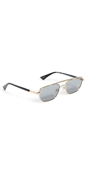 Le Specs Le Mimi Sunglasses Gold One Size