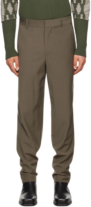 Steven Passaro Taupe Four-Pocket Trousers
