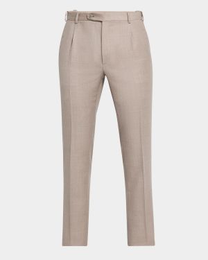 Men's Wool Twill Trousers