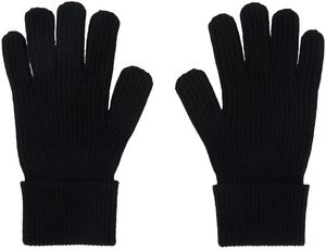 ZEGNA Black Oasi Cashmere Gloves
