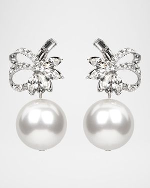 24k Gold Electroplated Silver Crystal Cluster Clip-On Earrings