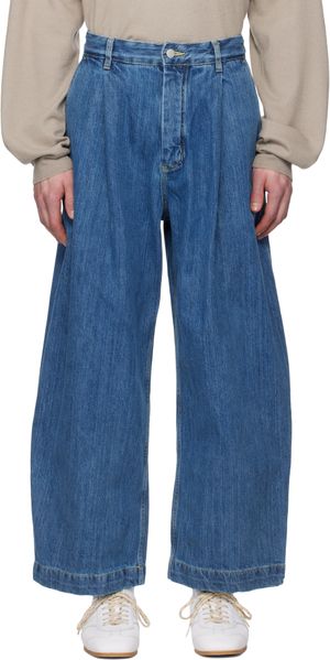 Studio Nicholson Blue Puch Jeans