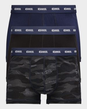 Men's Damien Logo Waistband 3-Pack Boxer Briefs