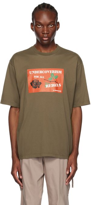 Undercoverism Brown Graphic T-Shirt