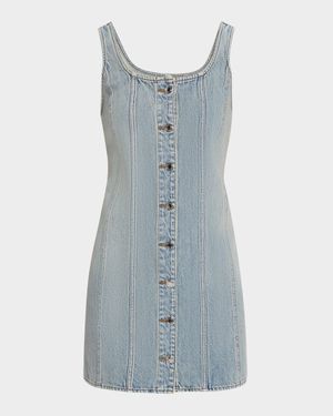Laney Sleeveless Denim Mini Dress